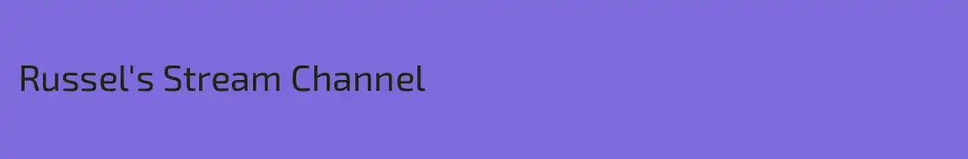 Russel's Stream Channel